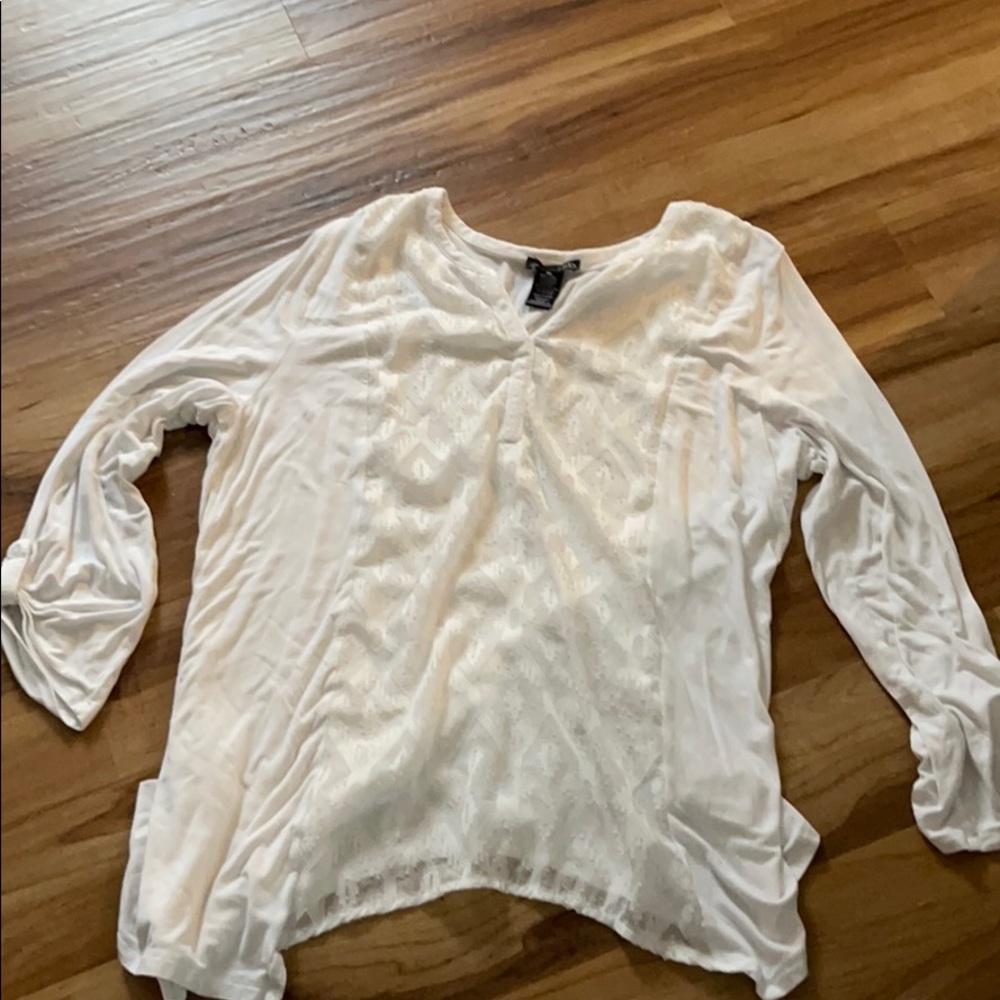 White long sleeve shirt